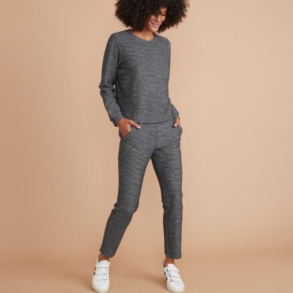 Marine Layer Chill textured sweatpant - Anthracite